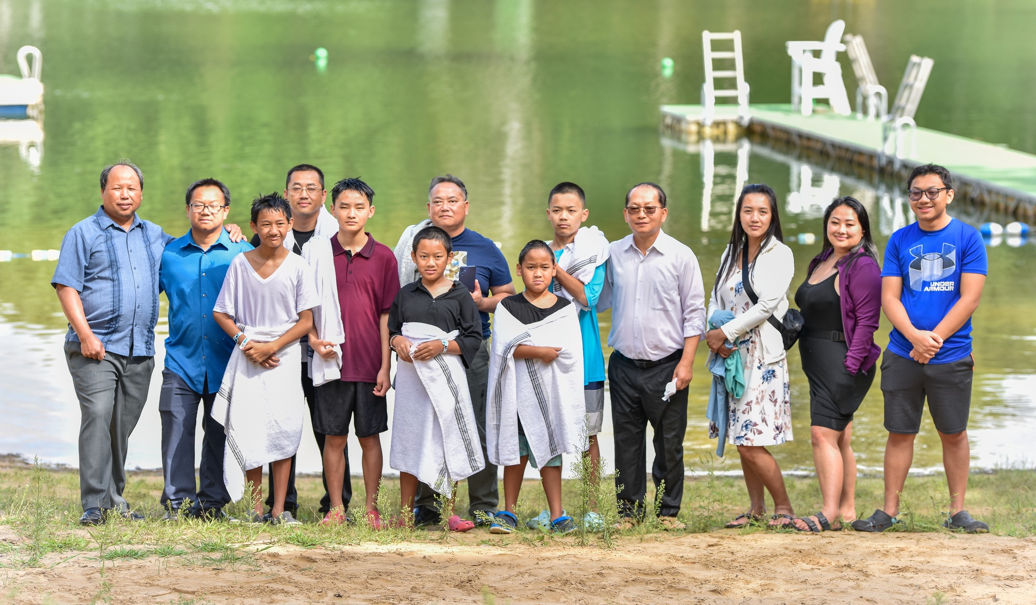 Church front group photo alternate view